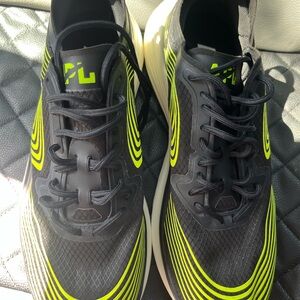 APL Black and Bright Yellow Athletic Shoes